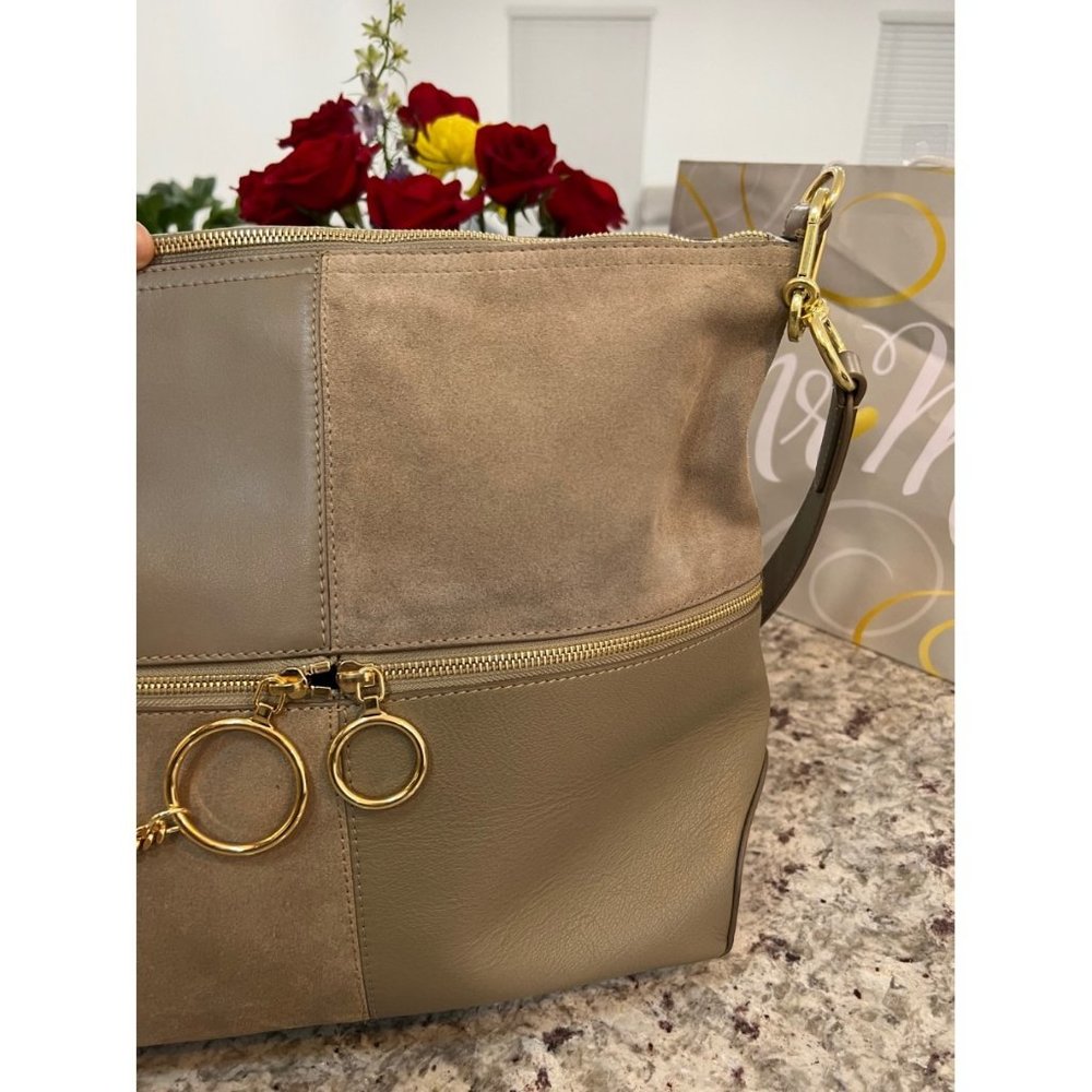 See By Chloe Medium Emy Patchwork Shoulder Bag - image 3